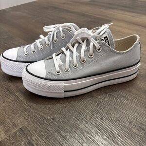 Chuck Taylor All Star Lift Platform wolf grey size 6.5